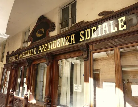 Storica insegna dell'INPS